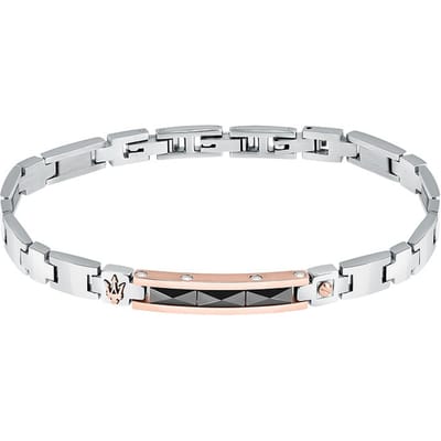 Maserati heren armband roestvrij staal, keramiek One Size 88826981