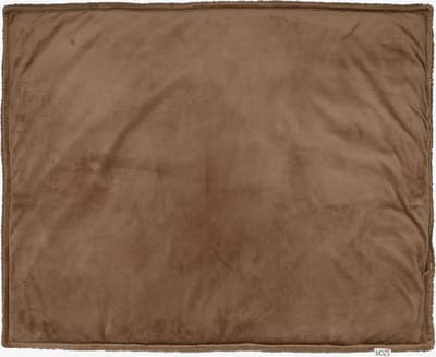 MOZZ BAGS - Boxkleed Teddy Velours - Bruin - Dikke Vulling met Rits - Tweezijdig te Gebruiken
