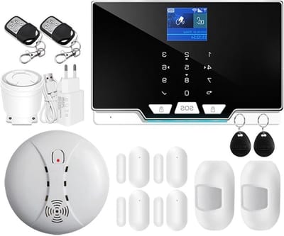Beveiligingssysteem - Alarmsysteem - Huis Beveiligen - App Bediening - 180x115x20mm - Zwart