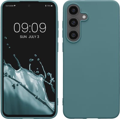 kwmobile telefoonhoesje geschikt voor Samsung Galaxy S25 FE - Hoesje voor smartphone - Back cover in Arctische nacht