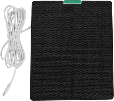 Zonnepaneel - Energie Oplader - Camera Voeden - Hoge Vermogensuitgang - 10W - Wit