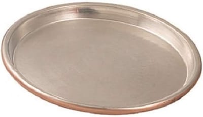 Ronde bakvorm - Pizza pan - Professioneel bakken - Met de hand geslagen - 34 cm - Koperkleurig