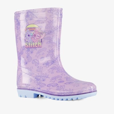 Lilo & Stitch kinder regenlaarzen paars - Maat 25 - 100% Waterdicht