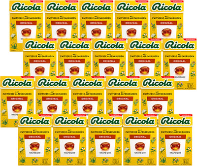 Ricola - Original Suikervrij - 20x 50g