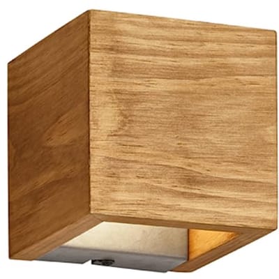 Wandlamp LED met Natuurlijk Hout en Dimfunctie - 4,3 Watt, 3000K