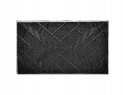 Universele Rubberen Deurmat 40x60 cm met Geometrisch Patroon