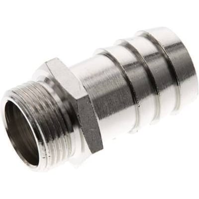 G 3/4'' Buitendraad x 25mm Vernikkeld Messing Slangpilaar 16 Bar