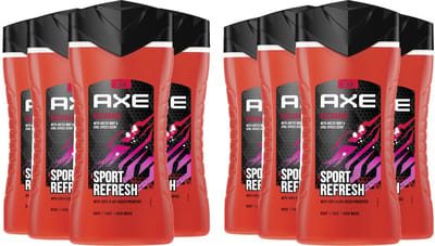 AXE Douchegel Recharge Sport - 8 x 250 ml - Voordeelverpakking