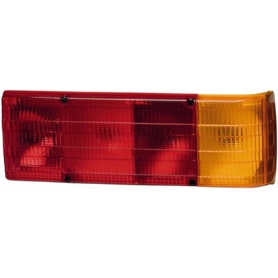 Achterlicht - Gloeilamp - 12V - Inbouw/Geschroefd - ECE - Lenskleur: Rood / Geel - Stekker: Platte stekker - rechts/links - Aantal: 1