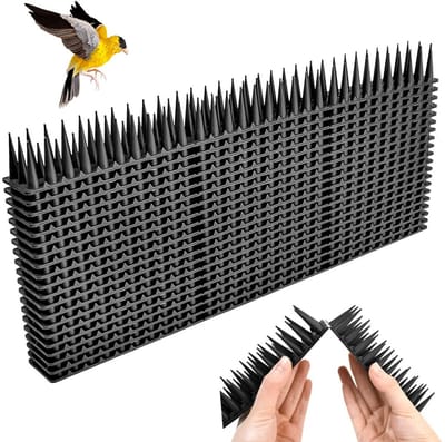 20-delige Transparante Plastic Duiftenprikken (8.6m) – Anti-Duiften en Anti-Katten, Geschikt voor Balkon en Venster