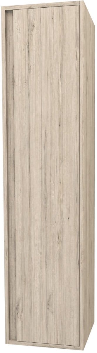 ALONI SALLY hoge badkamerkast – 35x135x35 cm – Licht hout – Softclose