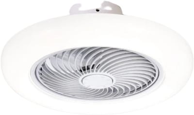 Livano Plafondventilator - Met Verlichting - Plafond Ventilator - Met Lamp - Plafonniere Met Ventilator - Met Licht - Wit - 45cm