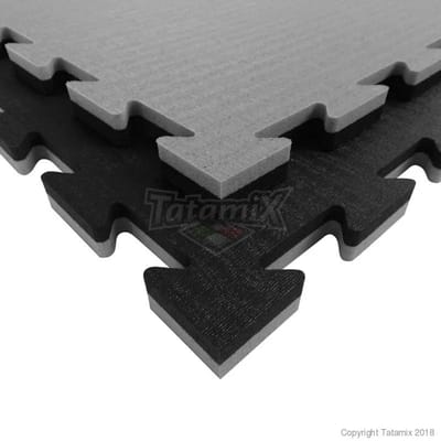 Tatamix puzzelmat vrijetijd & sport | 50x50x2cm Zwart/Grijs