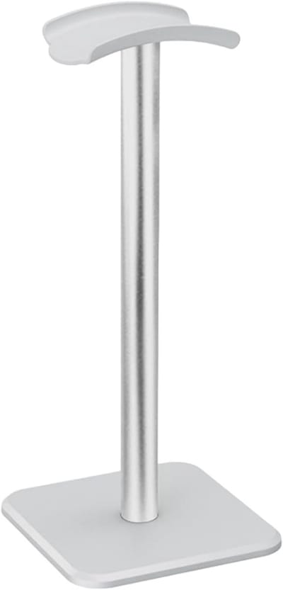 Hoofdtelefoon standaard - Headset houder - Bureau organiseren - Verzwaarde anti-slip basis - 24 cm hoog - Zwart