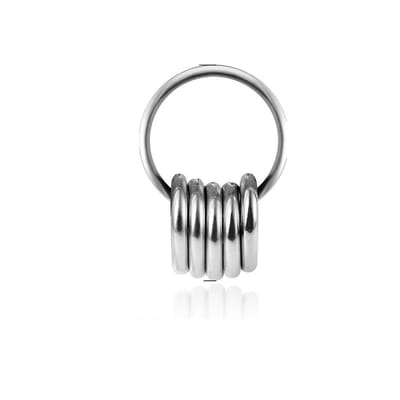 8 mm Screw-fit tunnel met 2 ringen - LMPiercings