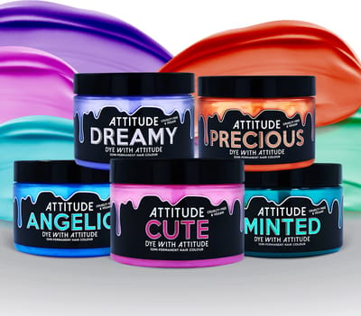 Attitude Hair Dye - UNICORN DREAM pastel Semi permanente haarverf kit - Multicolours/Groen