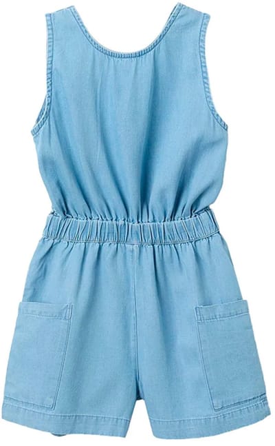 Zippy 3107145201 Mouwloze Romper Blauw 3-4 Years Meisje