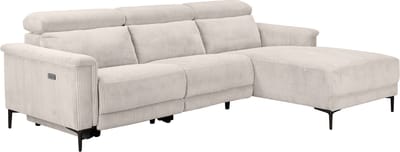 Lund-Hoekbank - Elec. Relax - CrÃ¨me Corduroy
