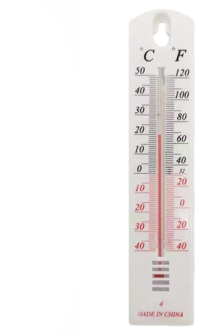 Temperatuurmeter Binnen Buiten - Klimaatmeter Weerstation - Omgevingstemperatuur Meten - Breed Meetbereik - 21.8 x 4.6 x 1.4 cm