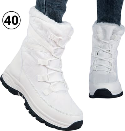 Livano Wintersport Sneeuwboots - Snowboots - Sneeuwschoenen - Ski Gadgets Voor Dames - EU40 - Wit