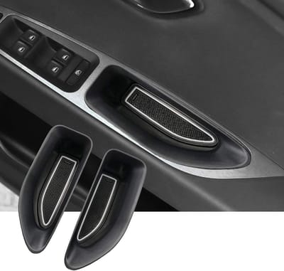 Set van 2 Opbergdozen voor Voorportieren Seat Leon 5F mk3 met Rubber Matten en Binnenframe