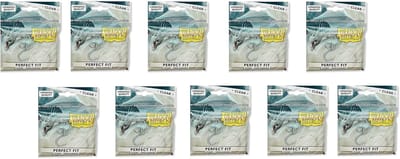 10x Standaard Maat Transparante Card Sleeves voor Kaartenbescherming