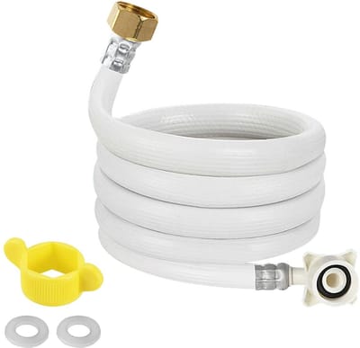 Wasmachine Inlaat Slang Pvc 3m - Water Inlaat Buiskit met Rubber