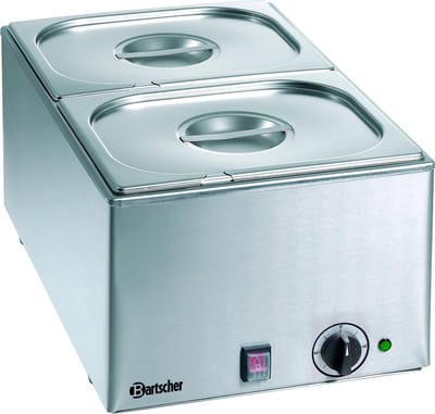 Bain Marie - Elektrisch - Tafelmodel - 2x 1/2 GN - Bartscher 200232