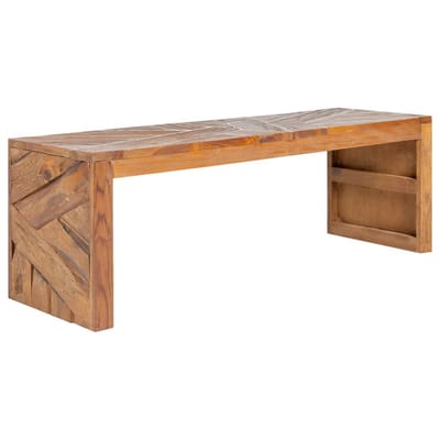 vidaXL - Tv-meubel - 110x60x38 - cm - massief - teakhout