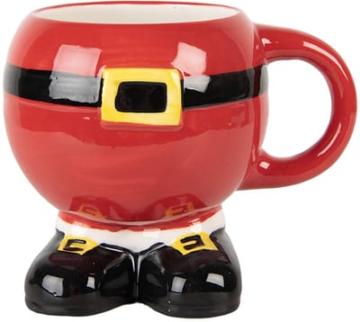 Clayre & Eef Mok Kerstman 400 ml Rood Keramiek