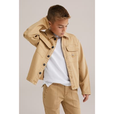 WE Fashion Overshirt Beige Taglia: 146/152 | Giacche Outlet | kids | Marrone