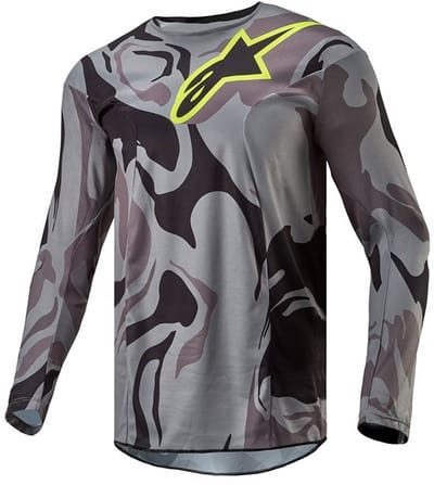 Alpinestars Racer Tactical Jersey Cast Grijs Camo Magneet -