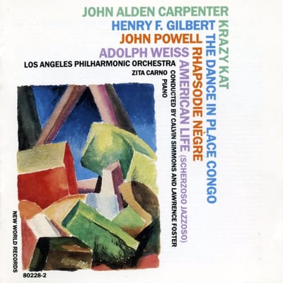 Zita Carno, Los Angeles Philharmonic, Calvin Simmons - Works of Carpenter, Gilbert, Weiss, Powell (CD)