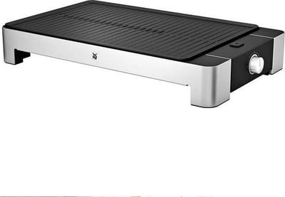 WMF 0415330011 Tafelgrill Uitvoering (BBQ): Elektrisch Met handmatige temperatuursinstelling Zilver, Zwart