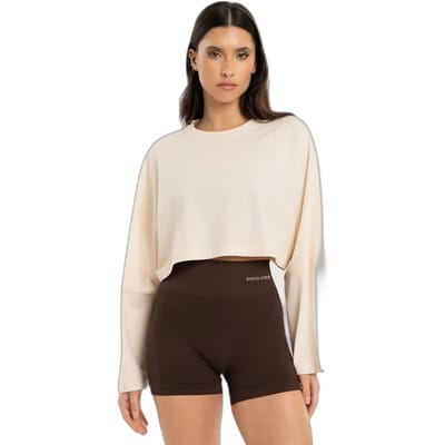 Dames-T-shirt met lange mouwen Gym Glamour
