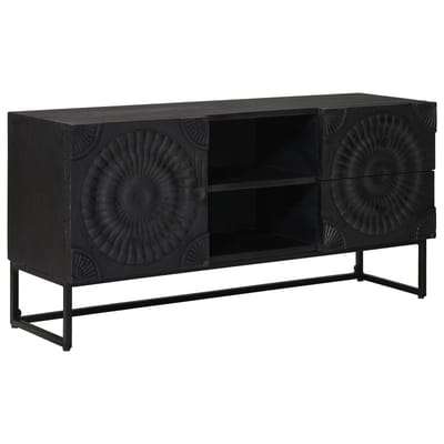vidaXL - TV - Kast - Zwart - 105 - x - 30 - x - 54 - cm