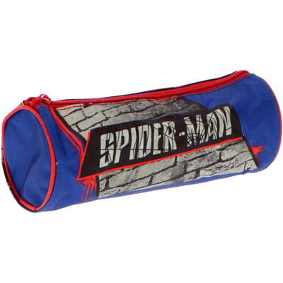 Spiderman Etui - Pennenetui voor Kind - Rond - Blauw - Pennenzak