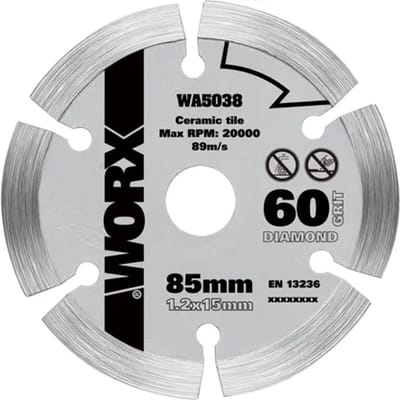 Worx Tegelzaagblad Wa5038 - 85mm - Diamant