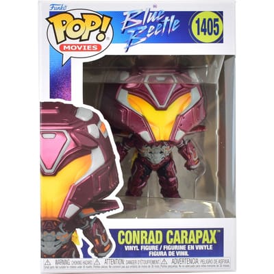 Funko Blue Beetle - POP! Movies Conrad Carapax 9 cm Verzamelfiguur - Multicolours