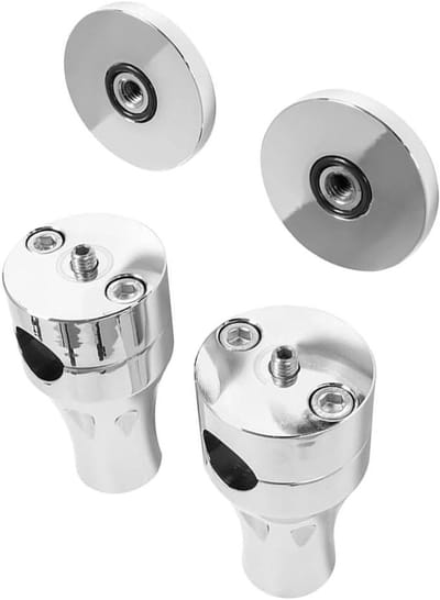Motorfiets Stuur Risers - Handvat Bar Riser - Comfortabeler Rijden - Verhoogd Ontwerp - 22mm 7/8" - Chroom