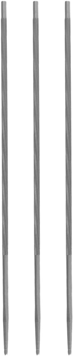 3 stuks kettingzaagvijlen, ronde vijlen, kettingzaagvijlen, 200 mm x 4,0 mm, ronde vijlen voor zaagkettingen, voor het repareren en slijpen van zaagkettingen