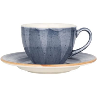 Bonna Aura Dusk - Thee kopjes & schotel - 230 cc - Porselein - set van 6