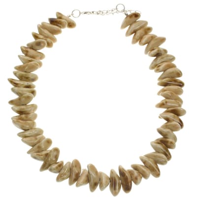 Behave® Korte keramieken ketting 42,5 cm - Nikkelvrij