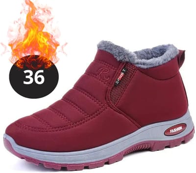 Bovista Snowboots - Sneeuwschoenen - Sneeuwboots - Dames - Wintersport - Ski - Skischoenen - Rood - 36 - Zacht