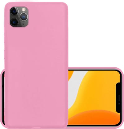 Hoesje - Geschikt voor Apple iPhone 11 Pro - Sterk & Shockproof - Hoes Cover - Siliconen Case - Lichtroze