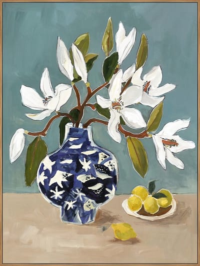 Schilderij met frame 60x80cm stilleven