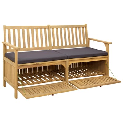 vidaXL - Opslagbank - 2 - -Seater - 148 - x - 63 - x - 84 - cm - Rechthoekig
