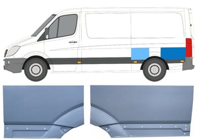 Reparatiepaneel achterspatbord voor Volkswagen Crafter 2005-2017 / Links / Set