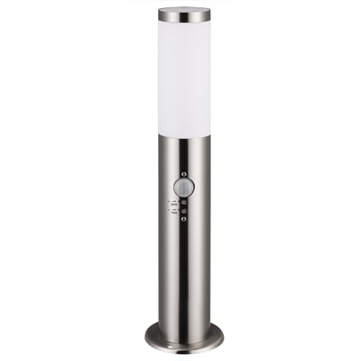 Monzana Buitenlamp – met Bewegingsensor RVS E27 - IP44 Zilver