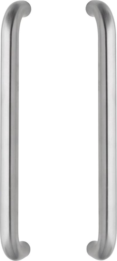 Intersteel Deurgrepen per paar U-vorm 455x80x30 mm HoH 425 mm rvs geborsteld